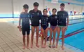 Los deportistas infantiles del CD Natación San José Obrero en el campeonato de Castilla y León