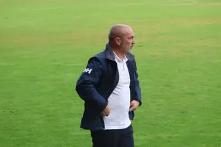 Juan Sabas durante un partido del Zamora CF. Archivo
