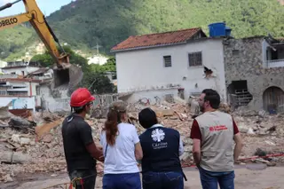 Cáritas tras el terremoto de Venezuela