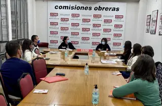Grupo de trabajo de CCOO con asociaciones