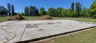 Pista de pádel junto a la era de Santa Croya de Tera