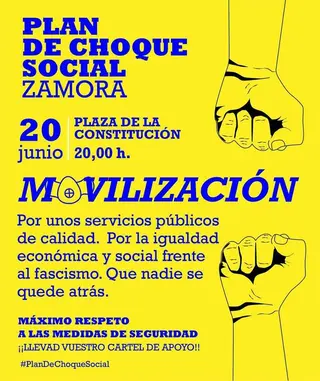 Manifestacion plan de choque social