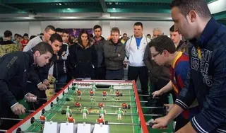 Casi 400 jugadores participan en Zamora en el VII Open de Castilla y León de Futbolín