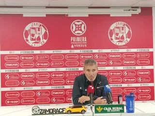 Óscar Cano, en rueda de prensa este domingo