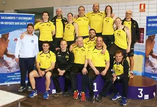 Salvamento Dragones Caja Rural, subcampeón regional Máster