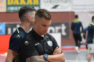 Chema Sánchez durante su etapa en el Atlético Benavente