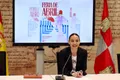 Sara Casquero, concejala de Fiestas en Benavente, durante la presentación del evento