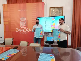 Presentación fiesta del comercio en el Barrio de Pinilla