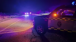 Imagen del lugar del atropello mortal a un varón en Aldehuela de la Bóveda