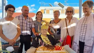Francisca Ferrero cumple 100 años. Benavente Digital