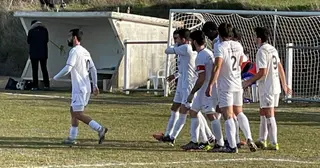 El CD Villaralbo celebra un gol