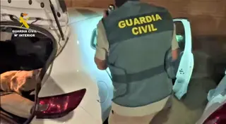 Foto momento identificación vehículo en Santa Cristina