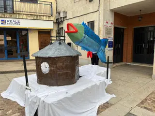 Entierro de la Sardina de Alcañices. Foto A.C. Gigantillas