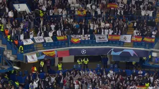 Bandera de Zamora en Stamford Bridge