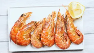 Langostinos cocidos