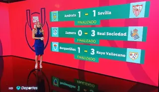 Error en el escudo del Zamora en Antena 3