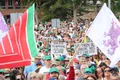 Manifestación Contra La Pérdida De Servicios De Ave | Carlos G. Rodríguez