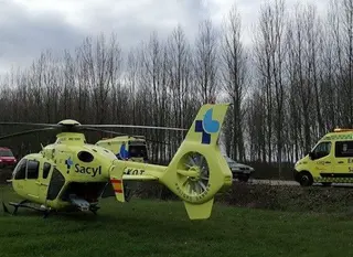 Imagen de archivo del helicóptero medicalizado del 112