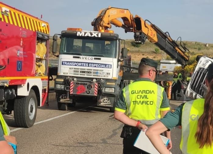 Trágico accidente en Zamora: fallece el conductor de un camión en un accidente de tráfico