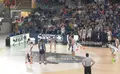 Instante del encuentro entre el Oviedo Baloncesto y el CB Zamora