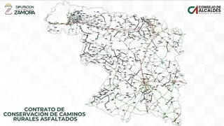 Hasta 7 millones para la conservación de caminos rurales asfaltados de Zamora