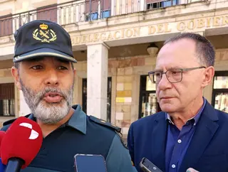 El teniente coronel de la Guardia Civil de Zamora, Héctor David Pulido, realiza declaraciones sobre el crimen este viernes