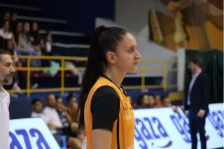 Davinia Ángel, jugadora del Zamarat