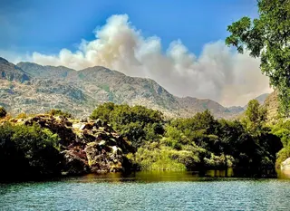 Imagen del incendio