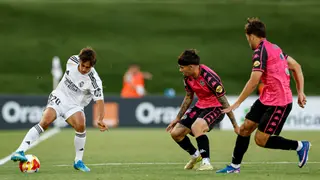 Instante Del Duelo De Ida Entre El Castilla Y El Sabadell