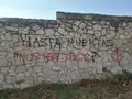 Pintadas que han aparecido en el cementerio San Atilano