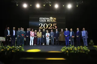 Imagen de los Premios Caja Rural en la pasada edición de 2025
