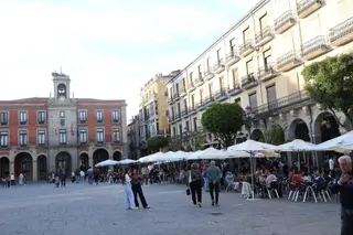 Sol en Zamora. Terrazas.