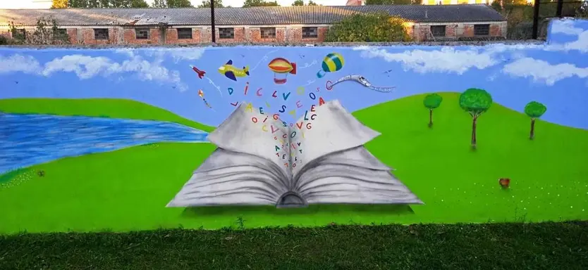 Nuevo mural en Virgen del Castillo 2