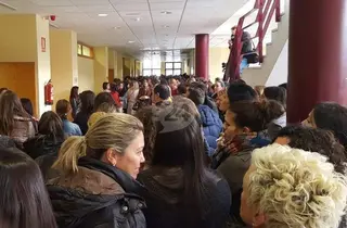 Poco más de la mitad de los opositores acuden al examen de Enfermería