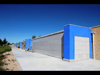 Concluyen las obras de construcción de nuevos nichos en el cementerio de San Atilano