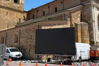 Pantalla gigante en Benavente-Archivo 