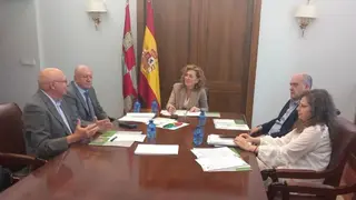 Reunión De Fsie Cy L Con María Pardo