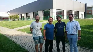 Guarido supervisa el estado de la Sindical y acredita nuevamente las labores de replantación del césped
