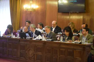 Pleno Diputación de Zamora.Archivo