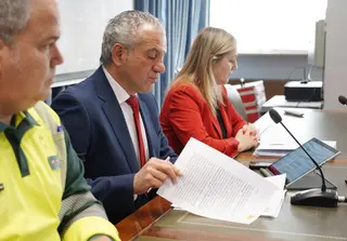 El delegado del Gobierno en Castilla y León, Nicanor Sen, presenta la Operación Especial de Tráfico de Semana Santa-ICAL