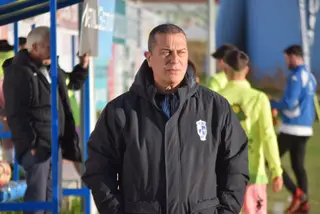 Miguel Ángel Álvarez Tomé, entrenador del CD Villaralbo. Archivo.