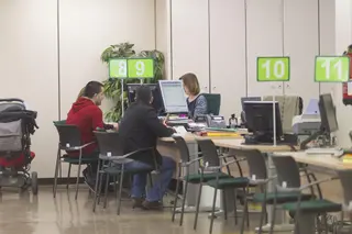 Oficina de empleo. Europa Press. Archivo