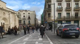 Policía Nacional en Santa Clara