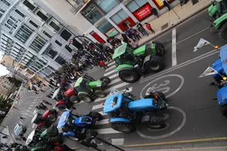 Tractorada en defensa del medio rural de Zamora Foto María Lorenzo (4)