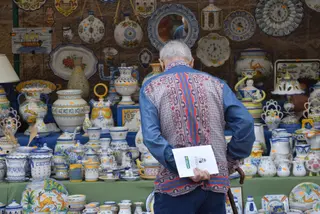 Una feria de artesanía. Archivo