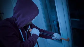 Imagen simulada de un ladrón