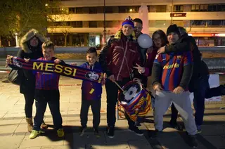 Aficionados liga barca
