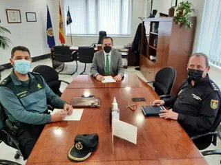 Imagen del reunión mantenida