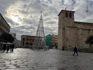 Iluminación navideña en la Plaza Mayor