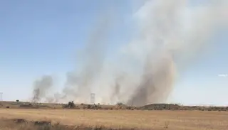 Incendio originado en Villaseco. Infocyl